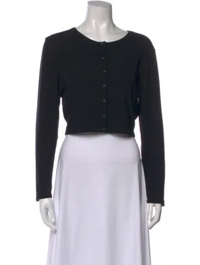 Pre-owned Leset Crew Neck Sweater In Black