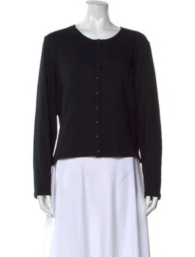 Pre-owned Leset Crew Neck Sweater In Black