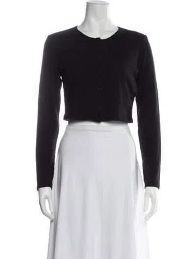 Pre-owned Leset Crew Neck Sweater In Black