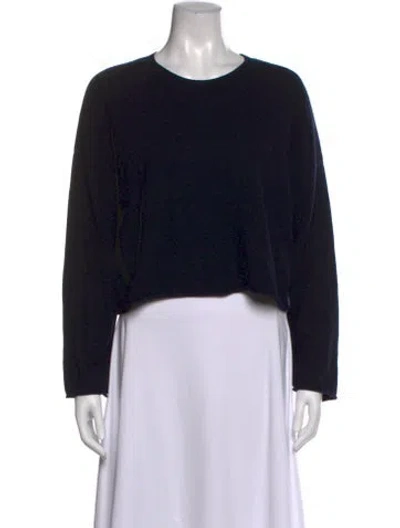 Pre-owned Leset Crew Neck Sweater In Black