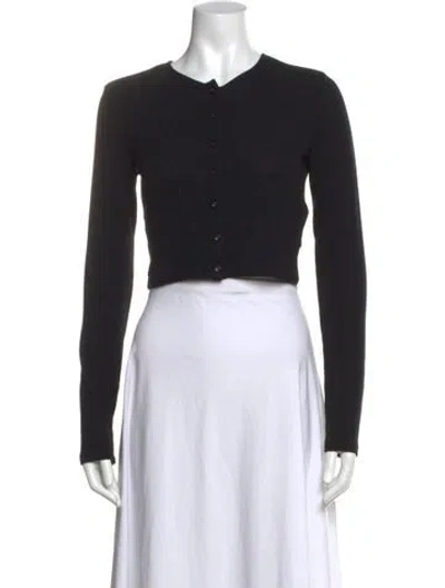 Pre-owned Leset Crew Neck Sweater In Black