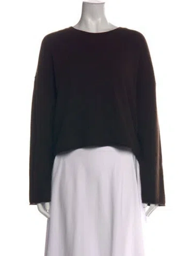 Pre-owned Leset Crew Neck Sweater In Black