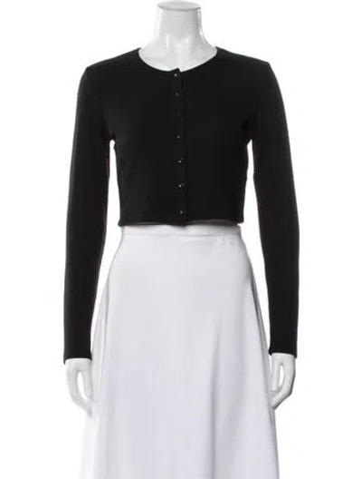 Pre-owned Leset Crew Neck Sweater In Black