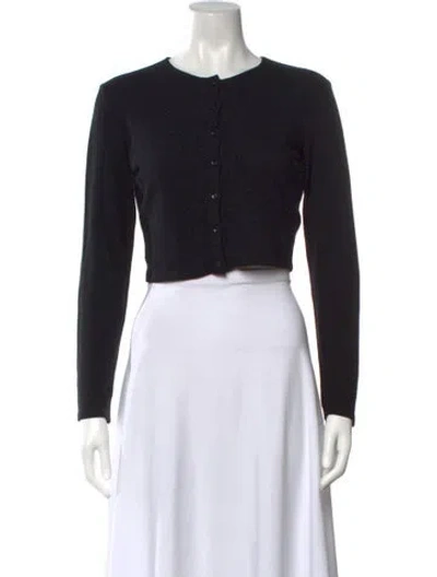 Pre-owned Leset Crew Neck Sweater In Black