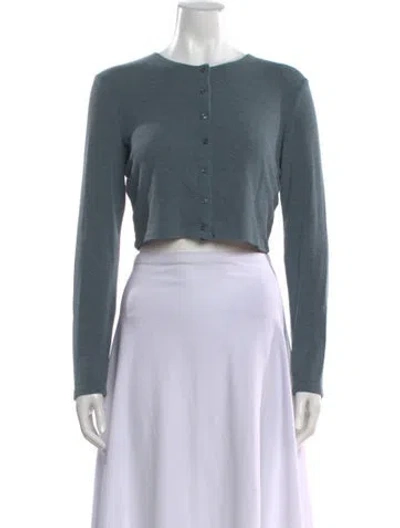 Pre-owned Leset Crew Neck Sweater In Blue