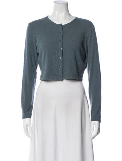 Pre-owned Leset Crew Neck Sweater In Blue
