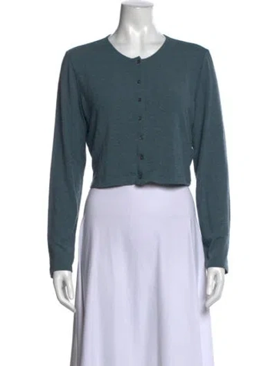 Pre-owned Leset Crew Neck Sweater In Blue