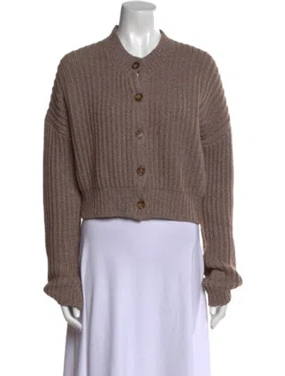 Pre-owned Leset Crew Neck Sweater In Brown