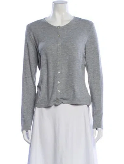 Pre-owned Leset Crew Neck Sweater In Gray