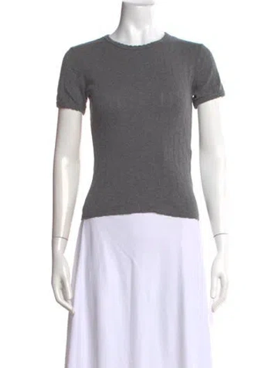 Pre-owned Leset Crew Neck Sweater In Grey
