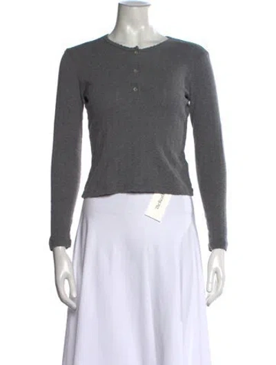Pre-owned Leset Crew Neck Sweater In Grey