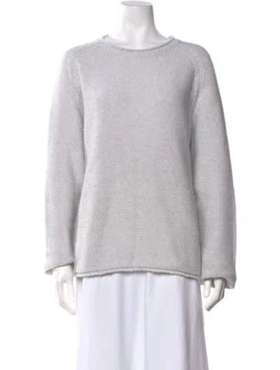 Pre-owned Leset Crew Neck Sweater In Grey