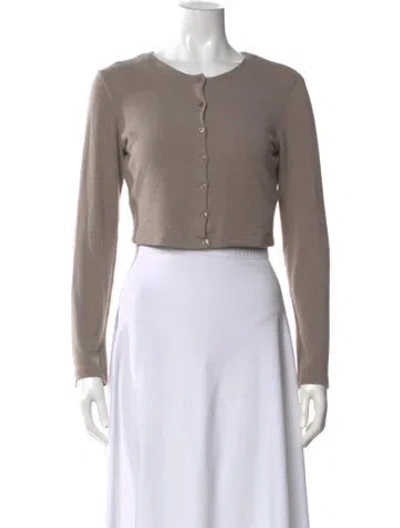 Pre-owned Leset Crew Neck Sweater In Neutral