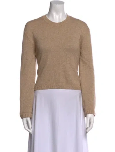 Pre-owned Leset Crew Neck Sweater In Neutral