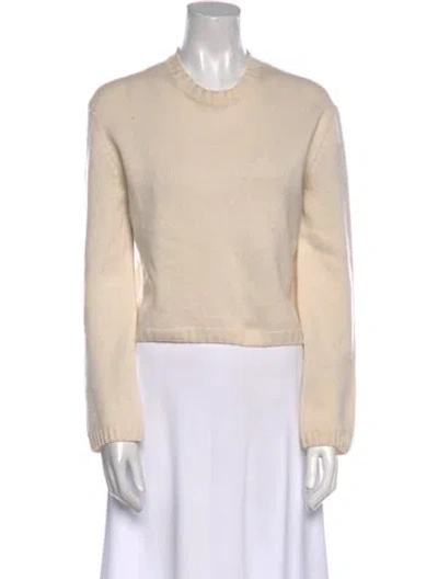 Pre-owned Leset Crew Neck Sweater In Neutral