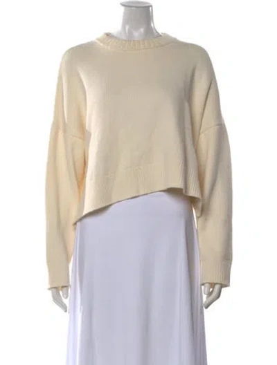 Pre-owned Leset Crew Neck Sweater In Neutral