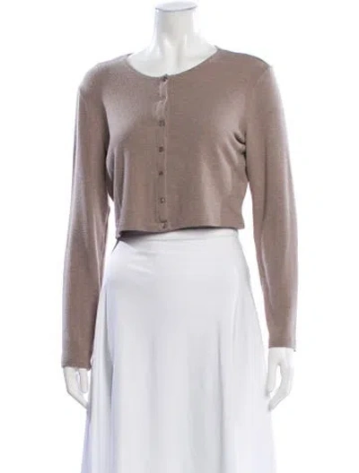 Pre-owned Leset Crew Neck Sweater In Neutral