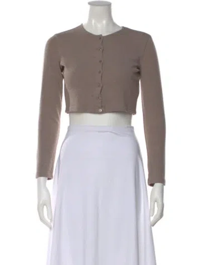 Pre-owned Leset Crew Neck Sweater In Neutral