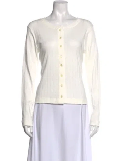 Pre-owned Leset Crew Neck Sweater In Neutral