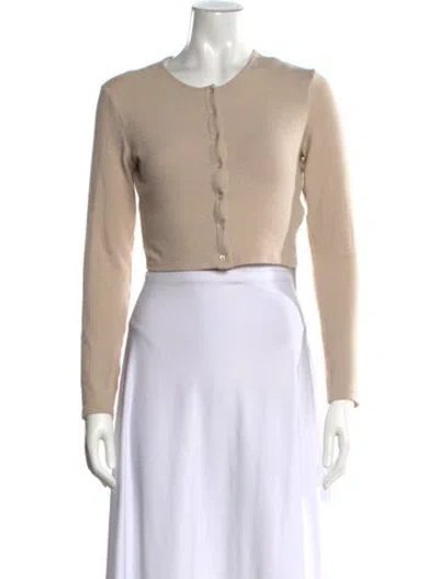 Pre-owned Leset Crew Neck Sweater In Neutrals