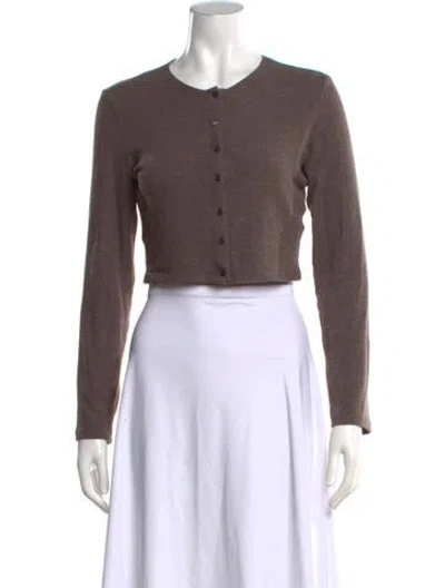 Pre-owned Leset Crew Neck Sweater In Neutrals