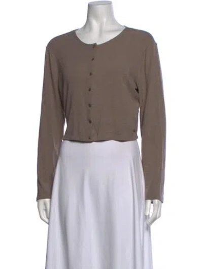 Pre-owned Leset Crew Neck Sweater In Neutrals
