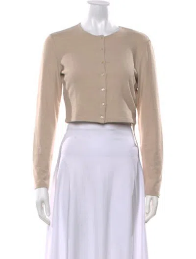 Pre-owned Leset Crew Neck Sweater In Neutrals