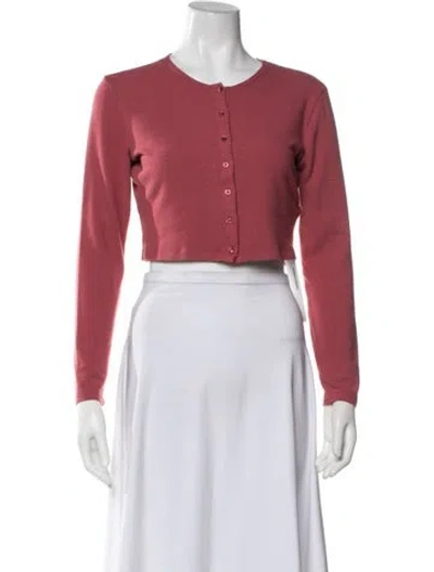 Pre-owned Leset Crew Neck Sweater In Red