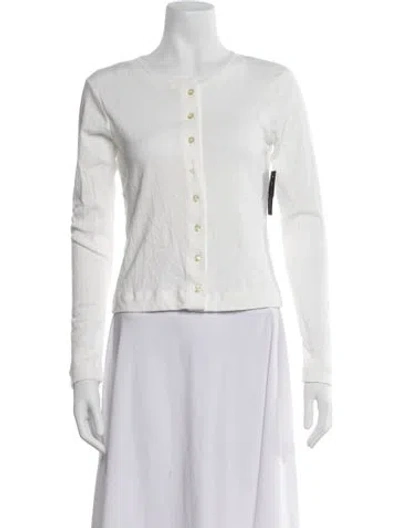 Pre-owned Leset Crew Neck Sweater W/ Tags In White