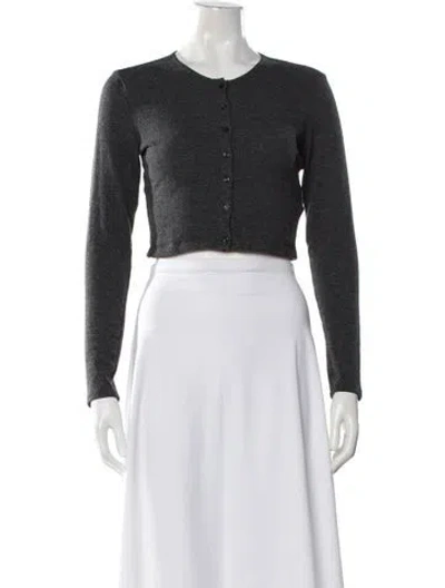 Pre-owned Leset Crew Neck Sweater In White