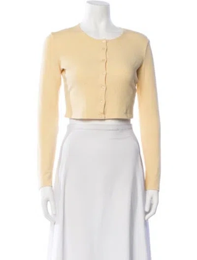 Pre-owned Leset Crew Neck Sweater In Yellow
