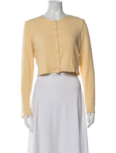 Pre-owned Leset Crew Neck Sweater In Yellow