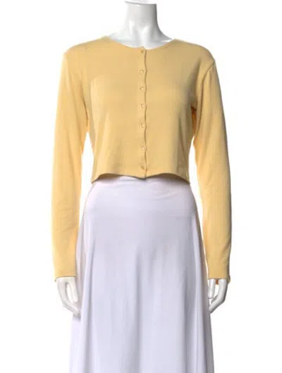 Pre-owned Leset Crew Neck Sweater In Yellow