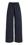 Leset Daniel Drawstring Pocket Pants In Blue