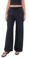 Leset Daniel Drawstring Pocket Pants Midnight In Blue