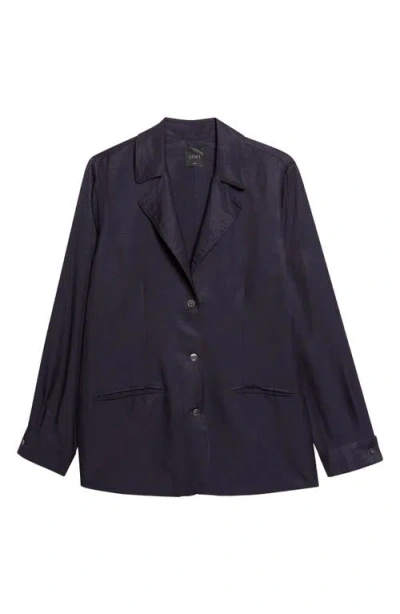 Leset Daniel Linen Blend Jacket In Blue
