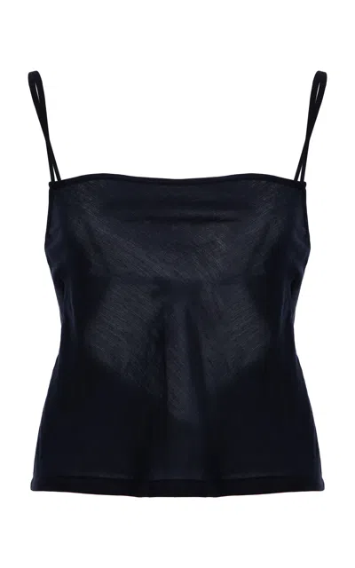 LESET LESET DANIEL OPEN-BACK SQUARE-NECK TANK TOP