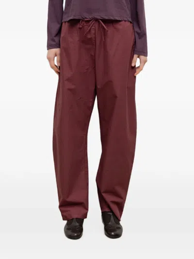 Leset Drawstring Trousers In Brown
