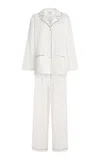 Leset Exclusive Cotton Pajama Set In Ivory