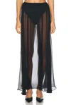 Leset Farah Maxi Skirt In Black