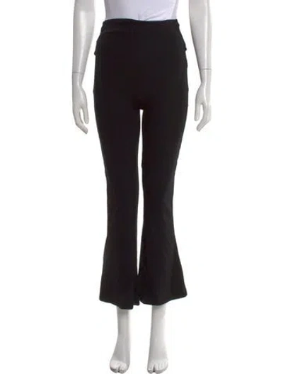 Pre-owned Leset Flared Pants In Black