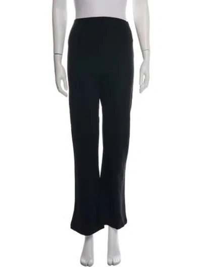 Pre-owned Leset Flared Pants In Black