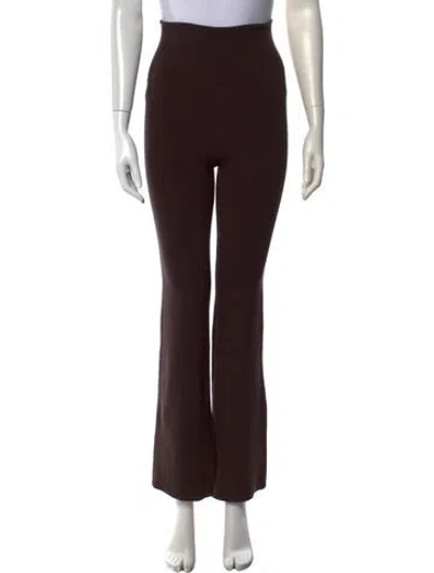 Pre-owned Leset Flared Pants In Brown