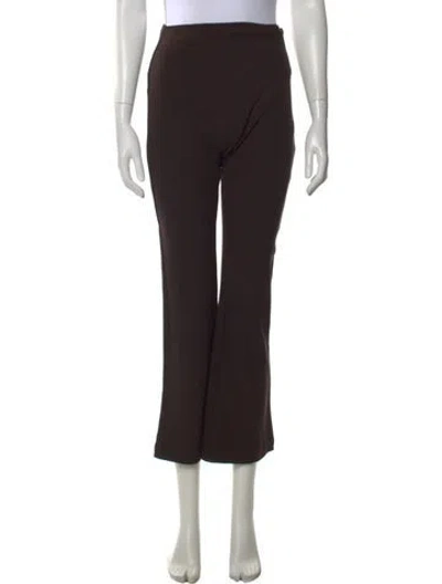 Pre-owned Leset Flared Pants W/ Tags In Brown