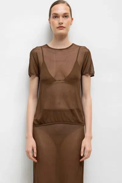 Leset Jack Tee In Brown