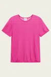 Leset Jack Tee In Aramanth In Pink