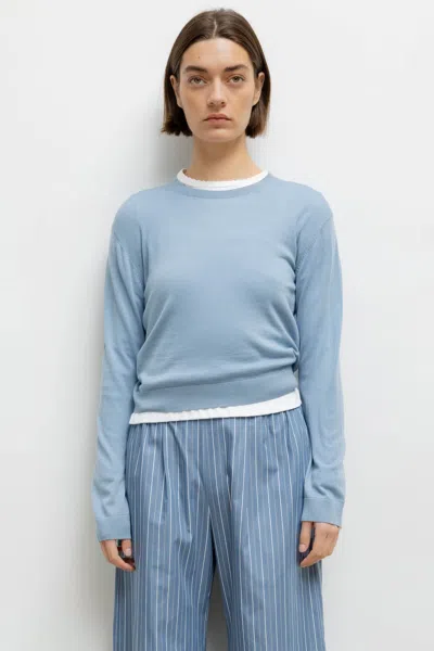Leset James Classic Crew In Blue