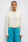Leset James Crew Cardigan In Chapel