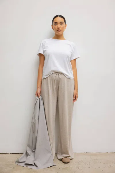 Leset James Drawstring Pant In Brown