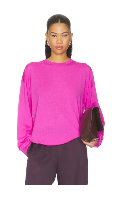 Leset James Oversized Crewneck In Pink
